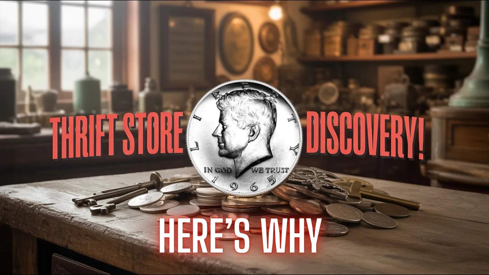 Kennedy Half Dollar Discovered in a Thrift Store Coin Jar Goes Viral - Here's Why!