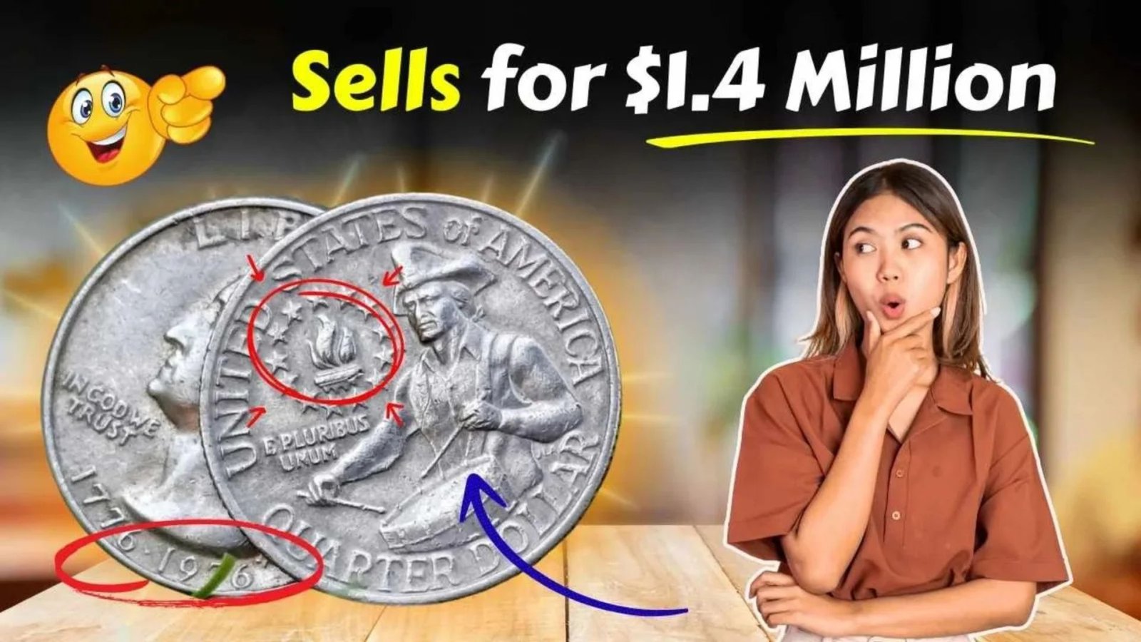 Rare Bicentennial Quarter Sells for $1.4 Million