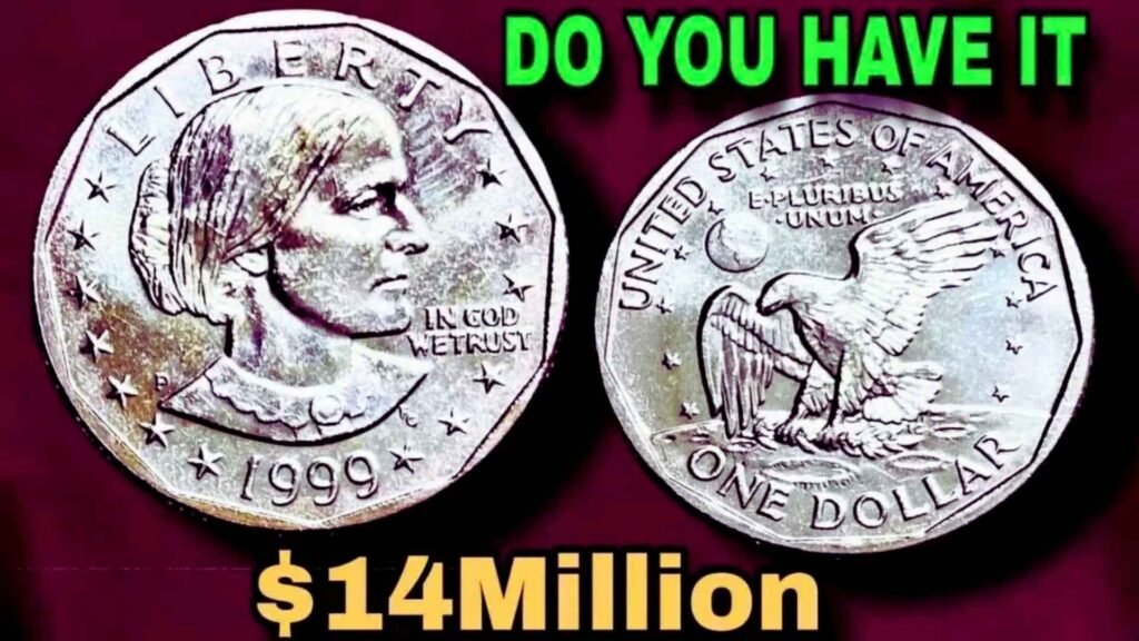 Rare 1999 P Susan B. Anthony Dollar Coin Found in Junk Box Becomes $14 Million Treasure