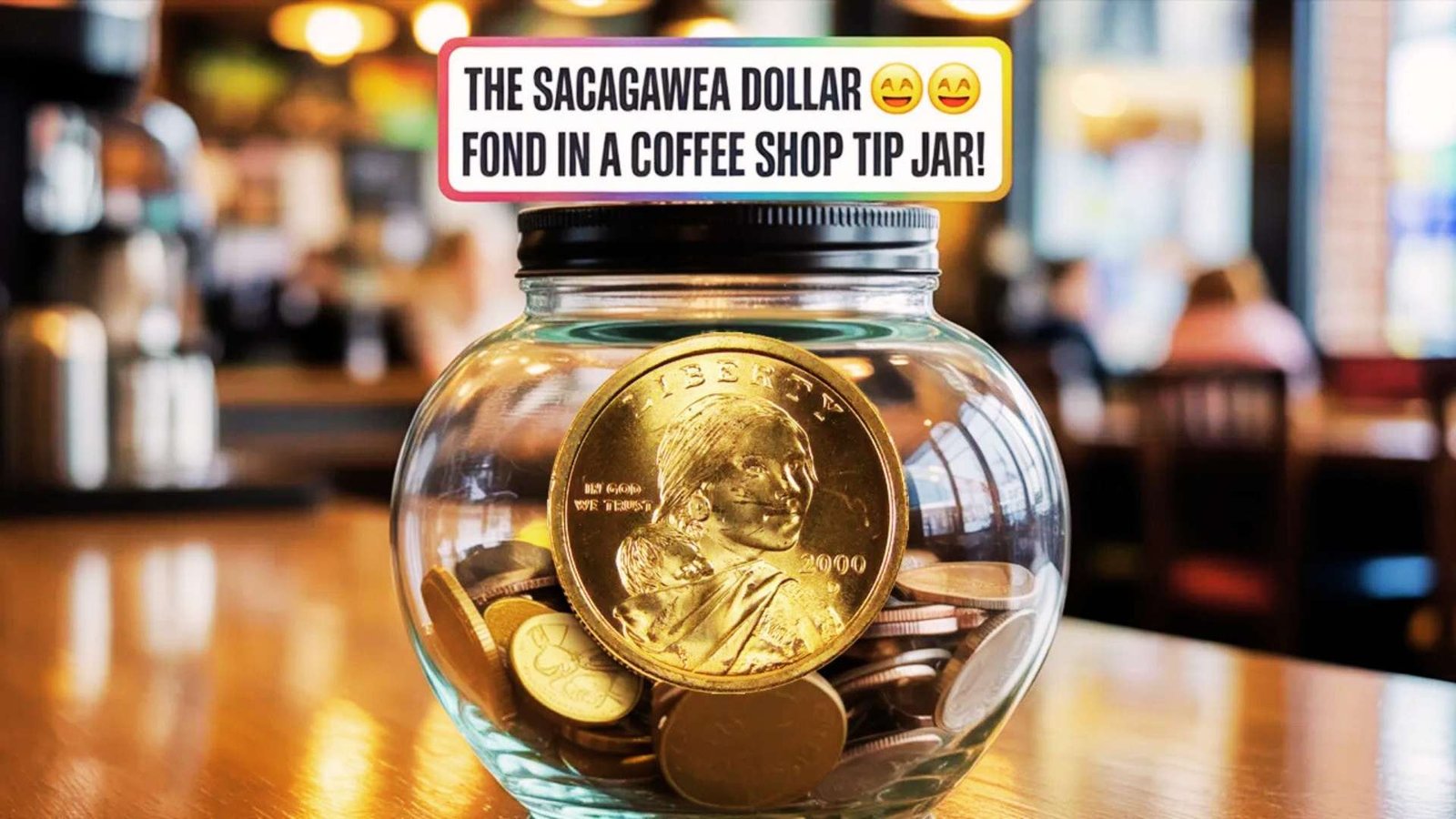Sacagawea Dollar Discovered in a Coffee Shop Tip Jar Goes Viral Online